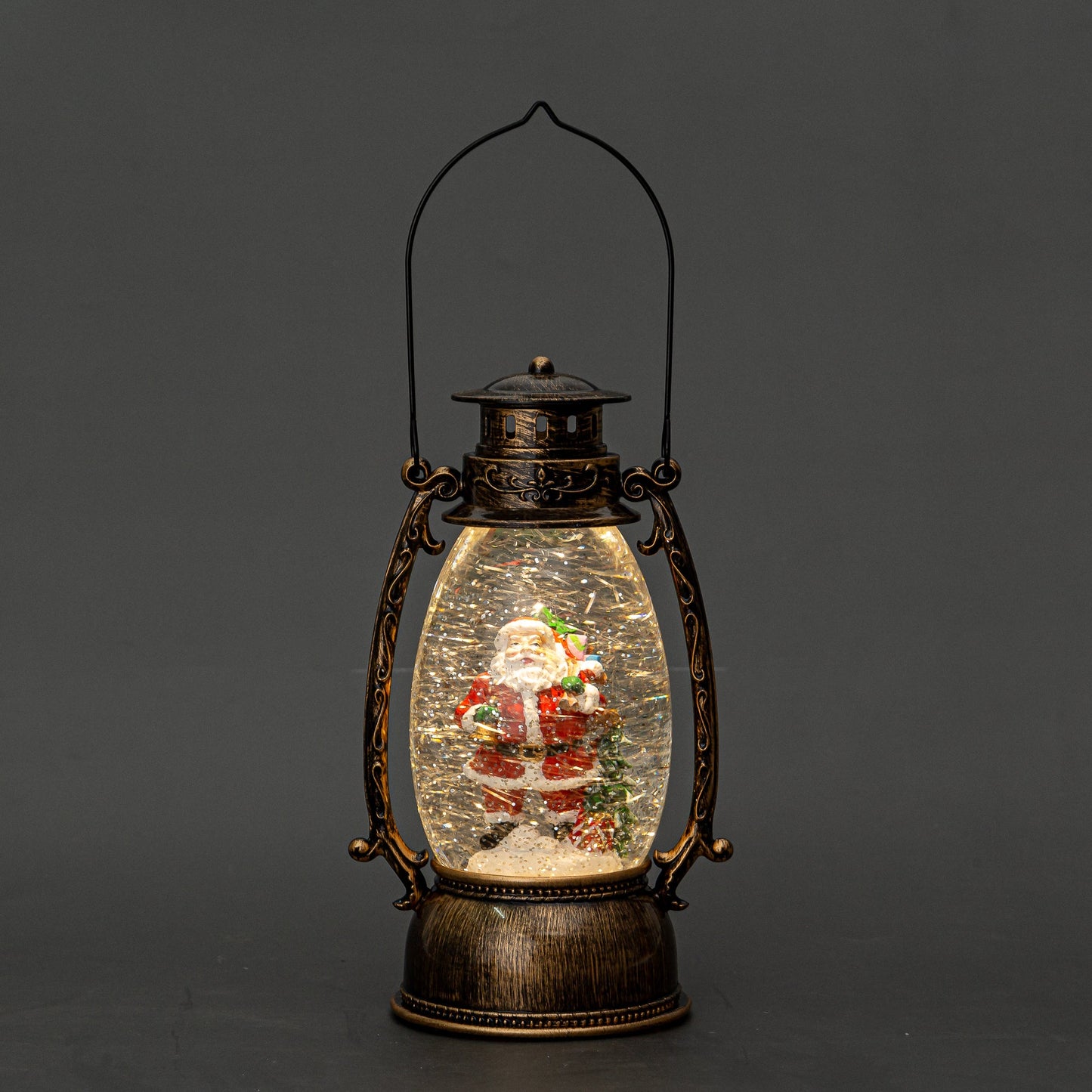 Oval Lantern - Santa