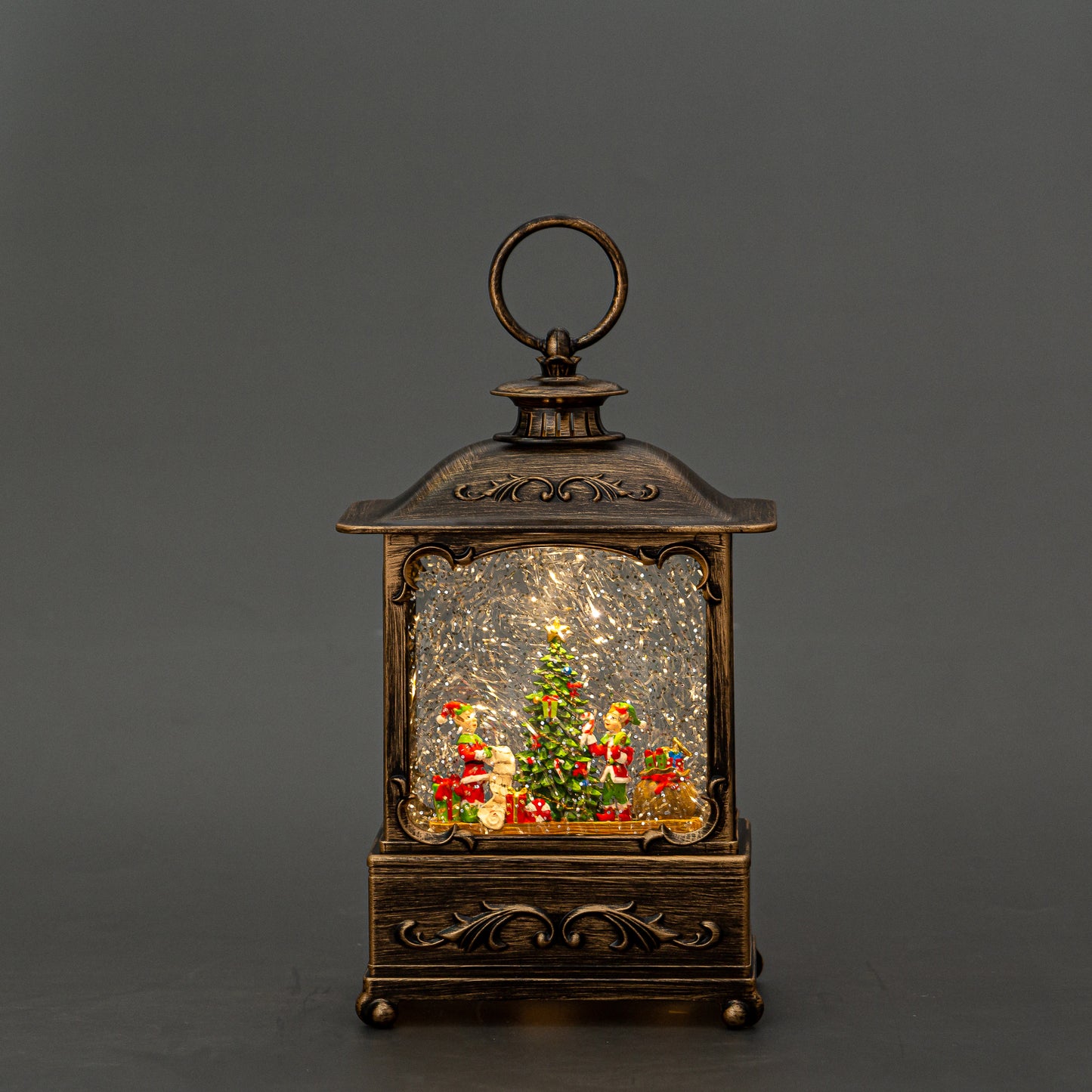 Wide Rectangular Lantern - Elves
