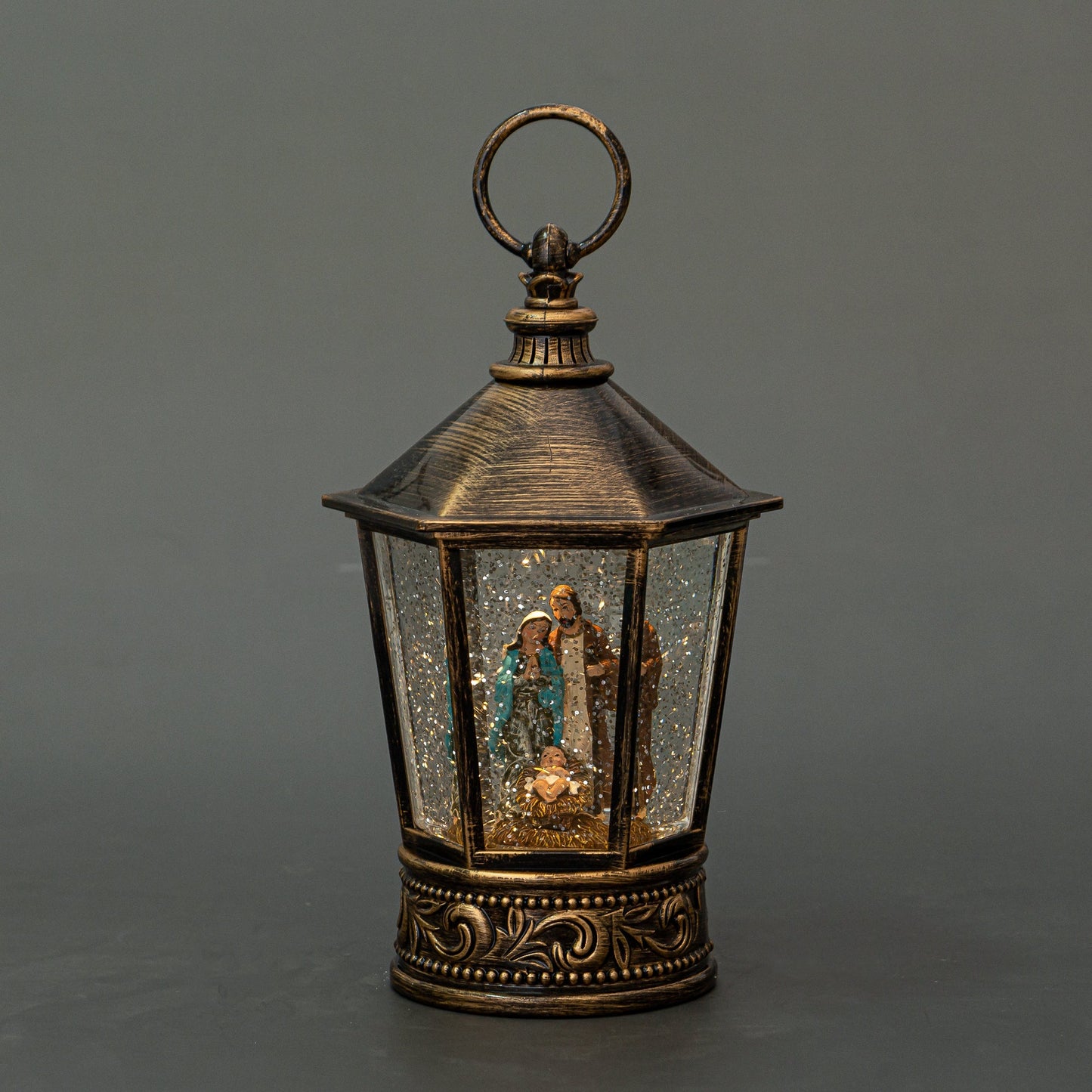 Hexagonal Lantern - Nativity