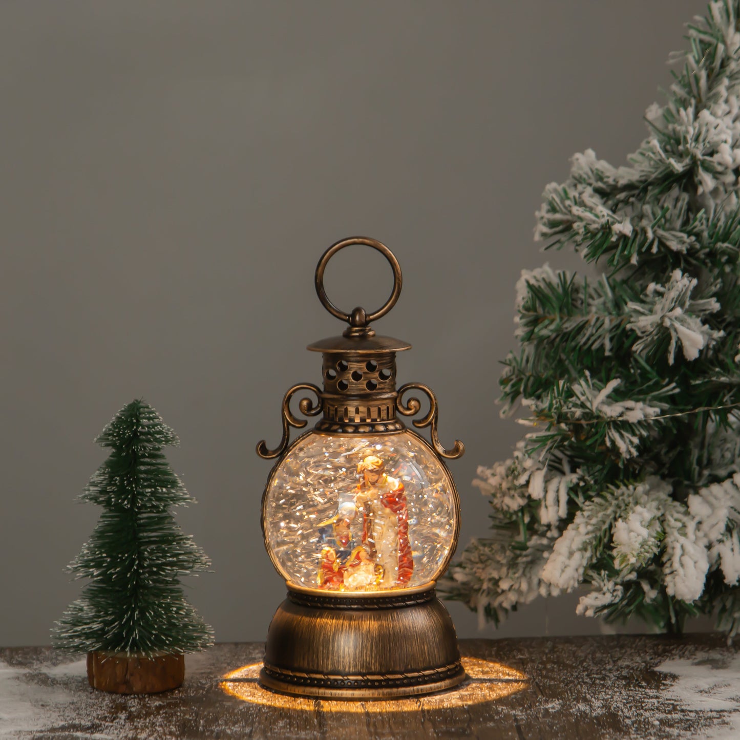 Vintage Camp Lantern - Nativity