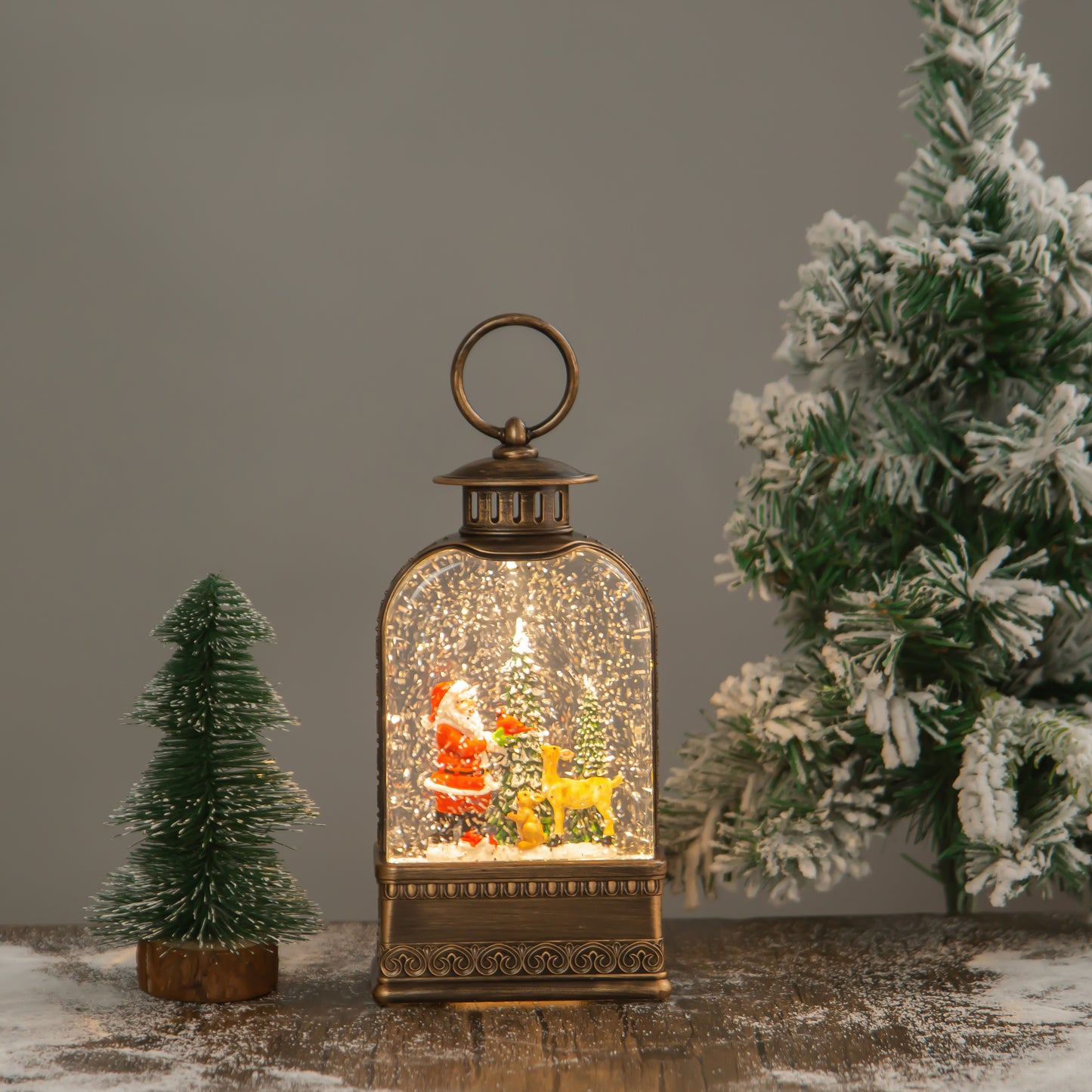 Bell lantern santa