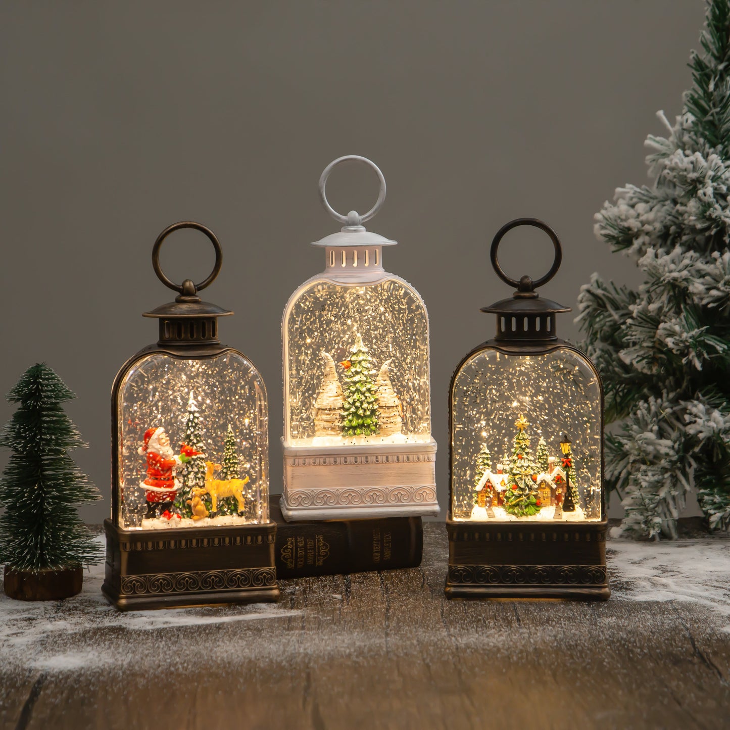 3 gnome bell lantern styles