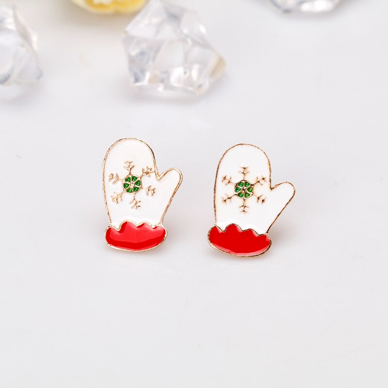 Santa Glove Earrings