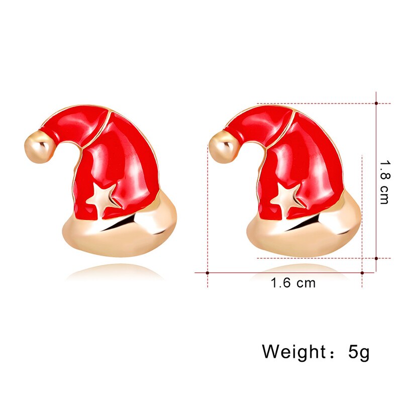 Santa Hat Earrings
