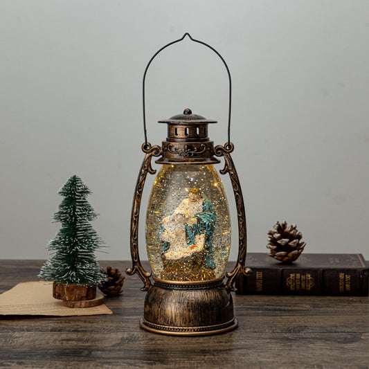 Oval Lantern - Nativity