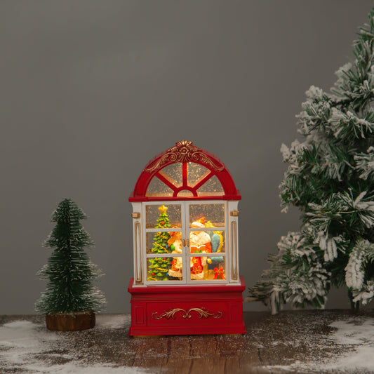 Window Globe - Santa