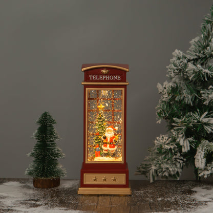 Telephone Booth - Santa