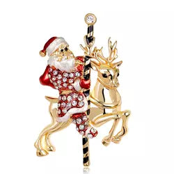 Santa Brooch