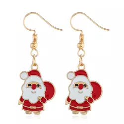 Santa - Dangling Earrings